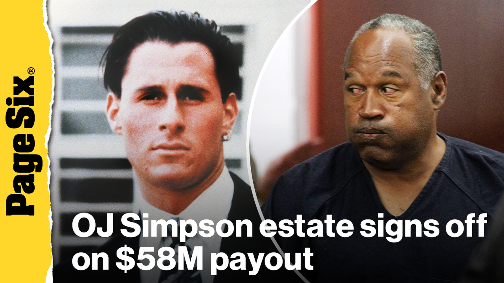 Video thumbnail for OJ Simpson estate signs off on $58M for Ron Goldman's father
