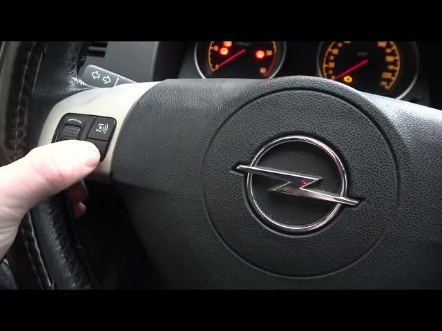 Video thumbnail for Steering Wheel Buttons Description for Opel Astra H GTC (2004 - 2014) - Buttons on Steering Wheel