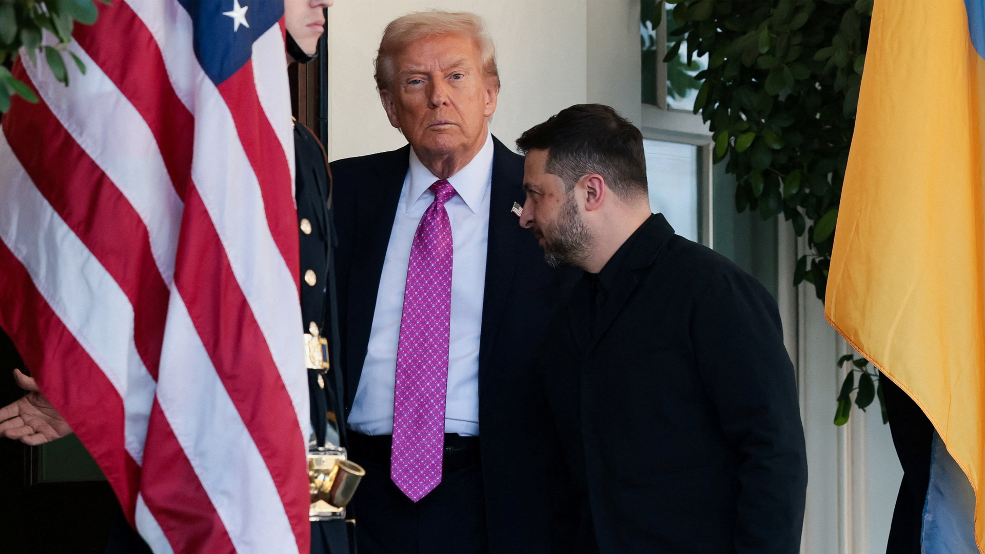 'Video thumbnail for Zelenskyy congratulates Trump on Gaza, asks for help ending Russia’s war'