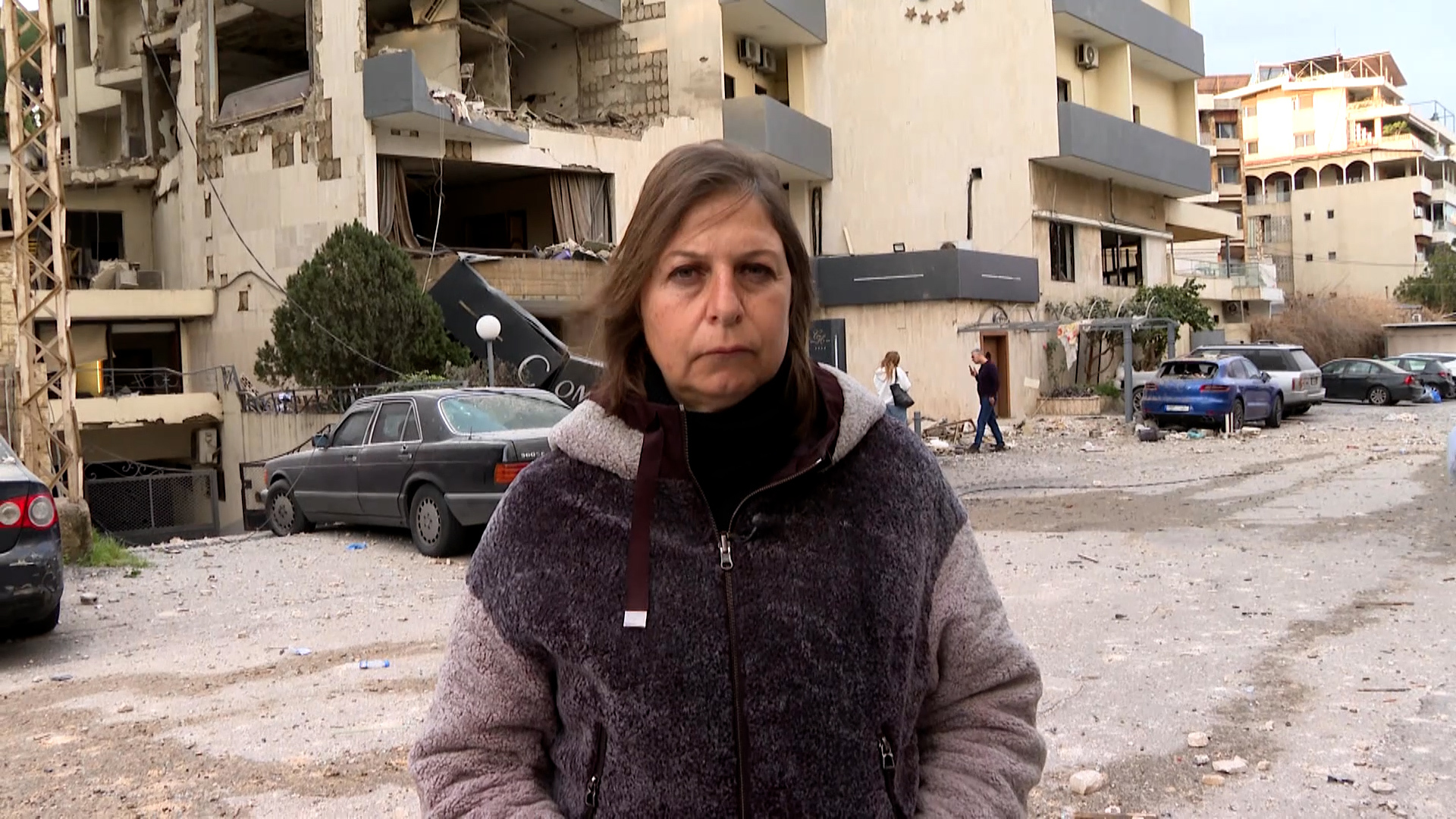 Video thumbnail for Israeli air attack targets hotel in Beirut