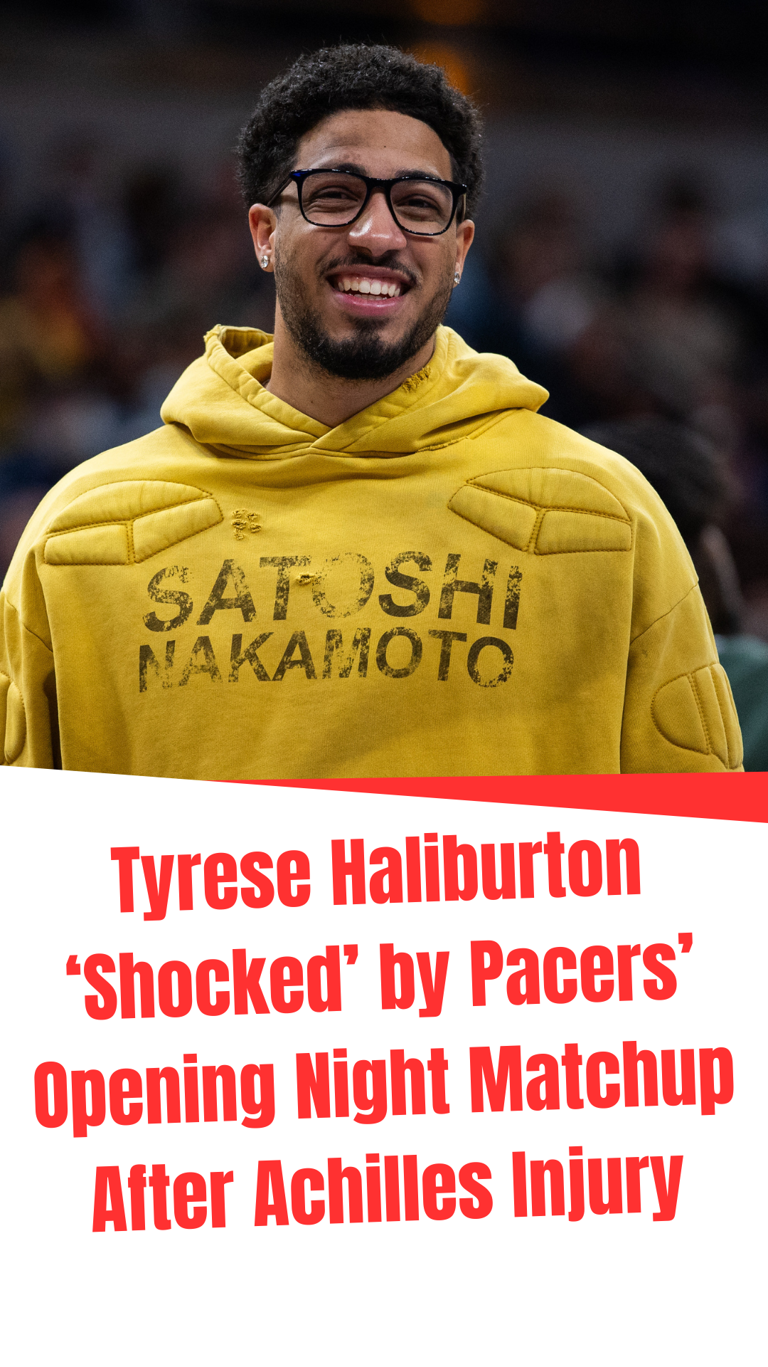 Video thumbnail for Tyrese Haliburton ‘Shocked’ by Pacers’ Opening Night Matchup After Achilles Injury