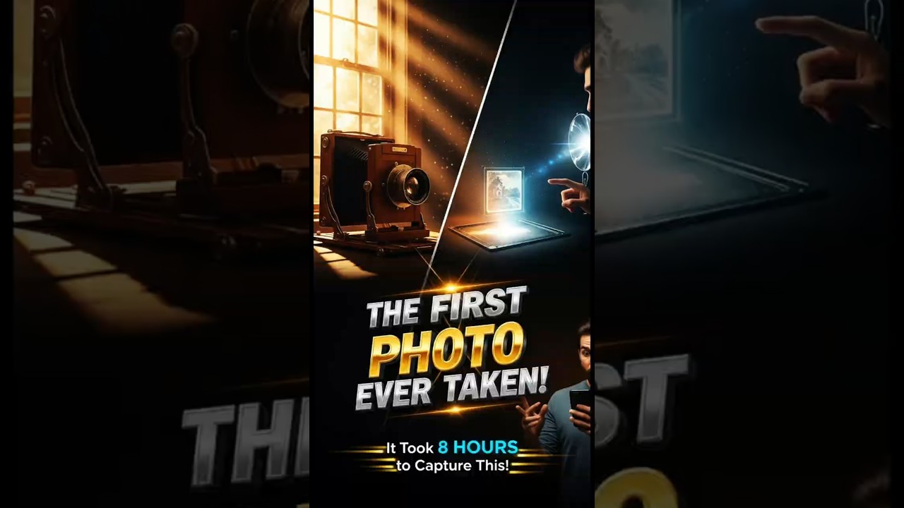 Video thumbnail for The First Photograph Ever Taken — It Took 8 Hours to Capture!