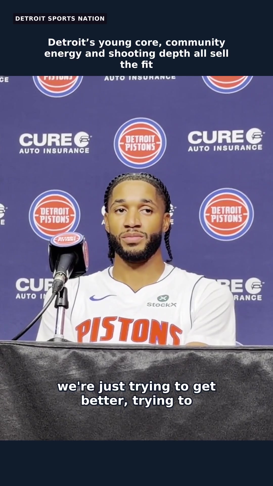 Video thumbnail for Detroit’s young core, community energy and shooting depth all sell the fit