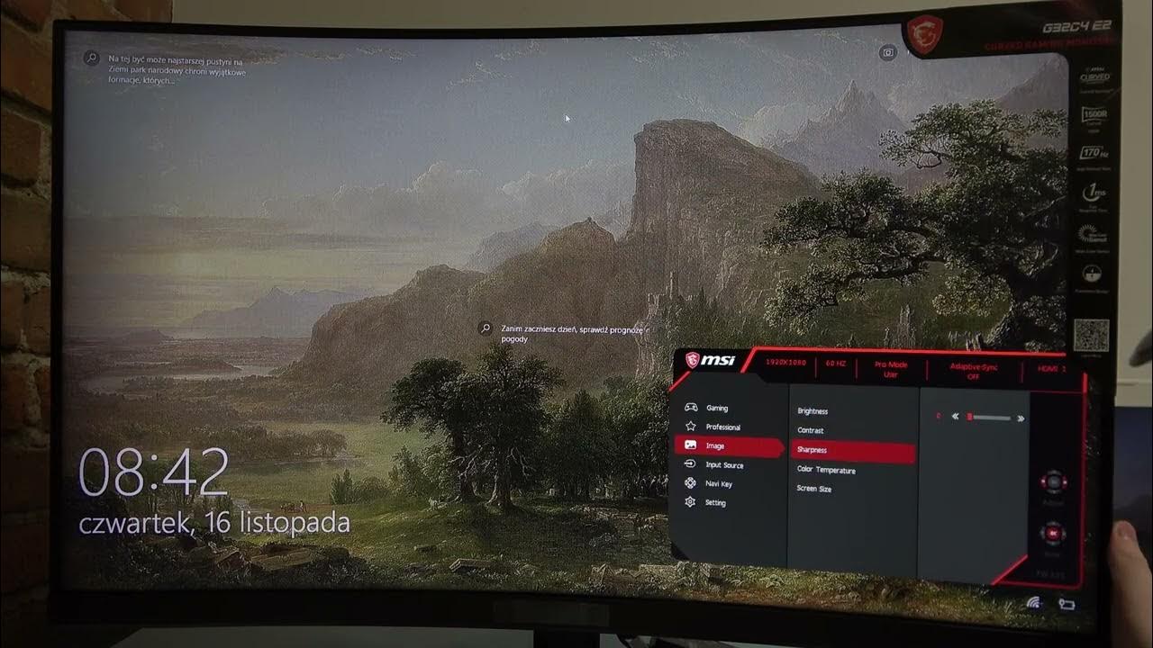 Video thumbnail for How To Change Sharpness Level On Monitor MSI G32C4
