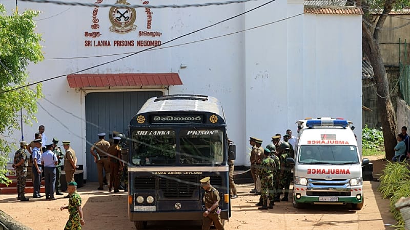 Video thumbnail for At least 23 people killed in Sri Lankan prison riot