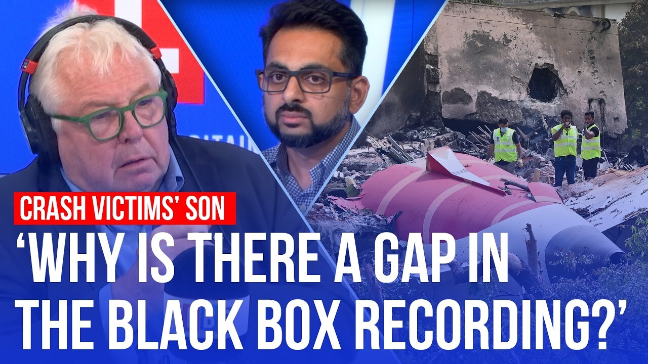 Video thumbnail for 'We have more questions than answers': Air India crash victims' son | LBC