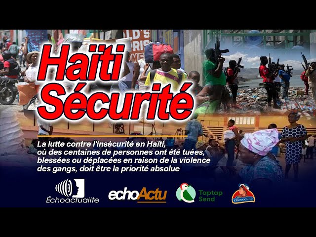 Video thumbnail for Haïti : La Lutte Contre l'Insécurité et la Violence des Gangs