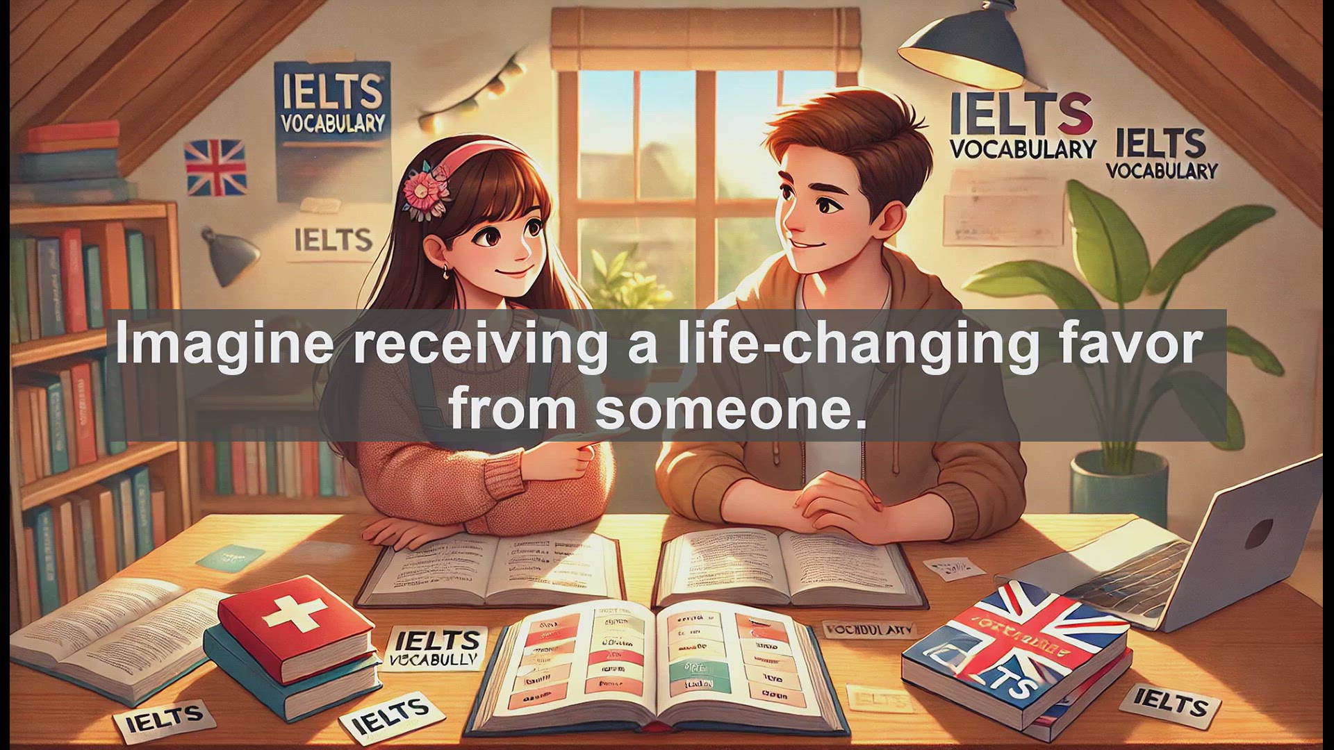 'Video thumbnail for 2000 Must Know IELTS 9.0 Vocabulary - Understanding 'Beholden': Meaning, Usage, and Common Mistakes'