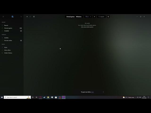 Video thumbnail for Gog Galaxy 2022 - How To Hide Games