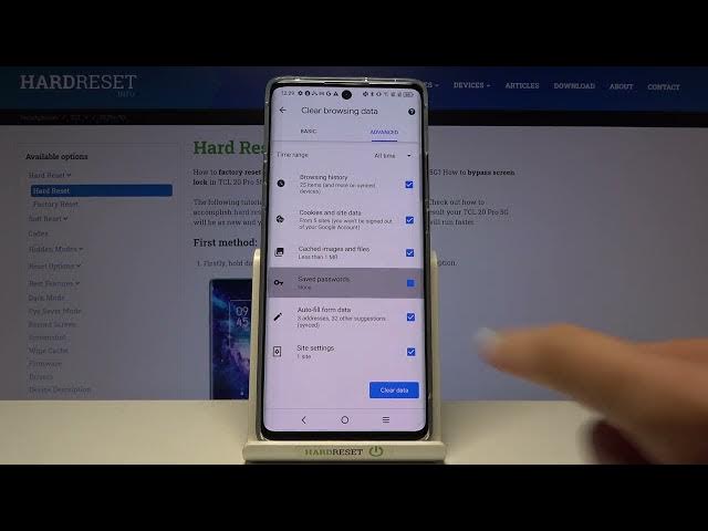 Video thumbnail for Clear Browsing Data - TCL 20 Pro 5G & Browsеr History