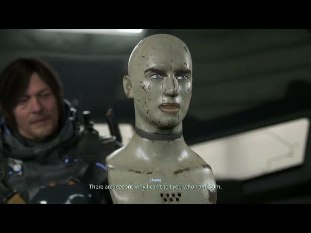 Video thumbnail for Death Stranding 2 - Episode 3 Drawbridge: Sam Meets Charlie & The President Alastair Duncan Cutscene