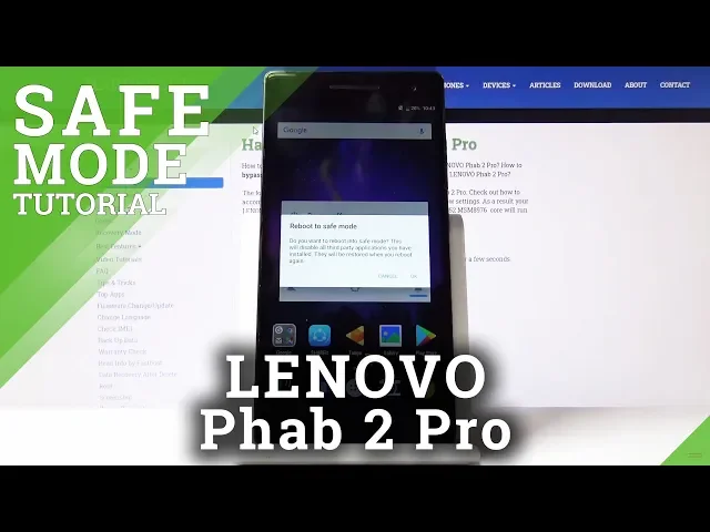 Video thumbnail for Safe Mode in Lenovo Phab 2 Pro – Diagnose App Problem
