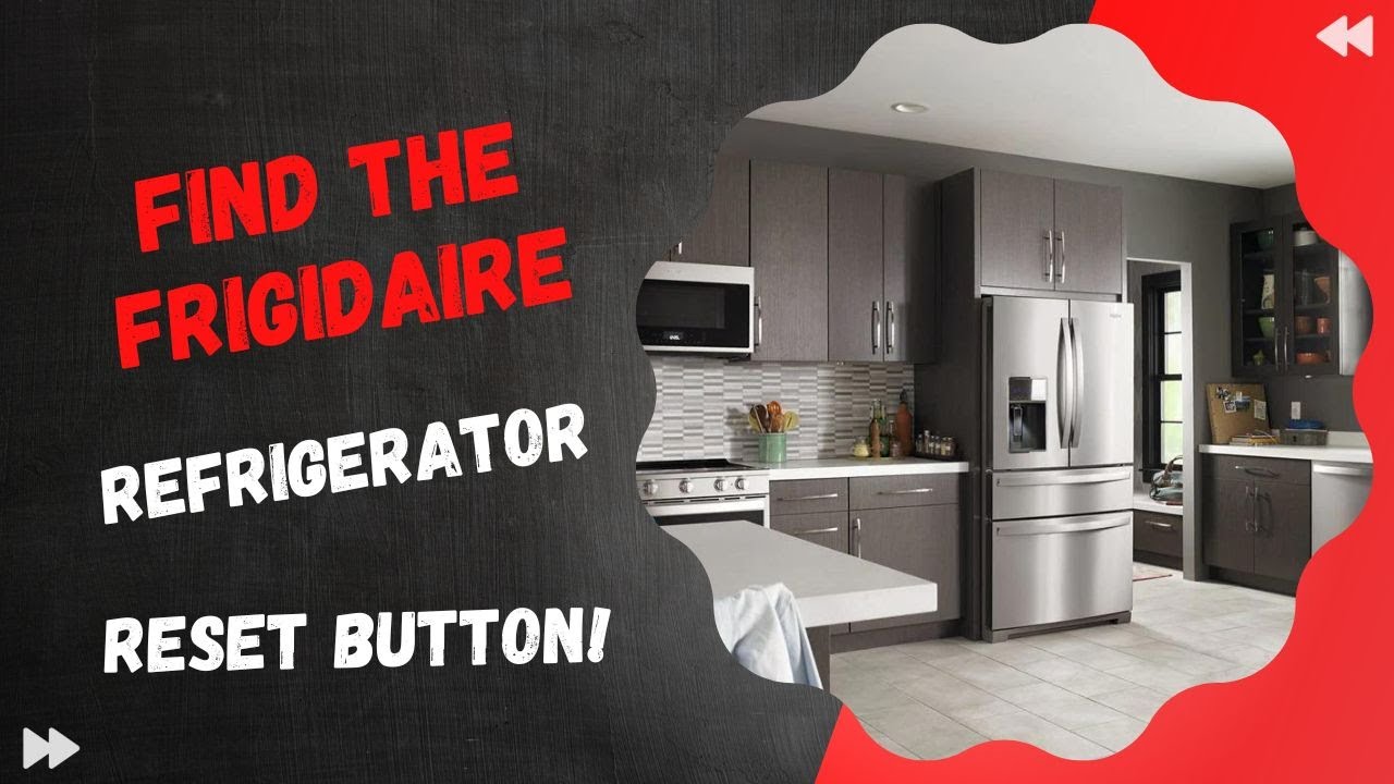 Video thumbnail for Find the Frigidaire Refrigerator Reset Button!