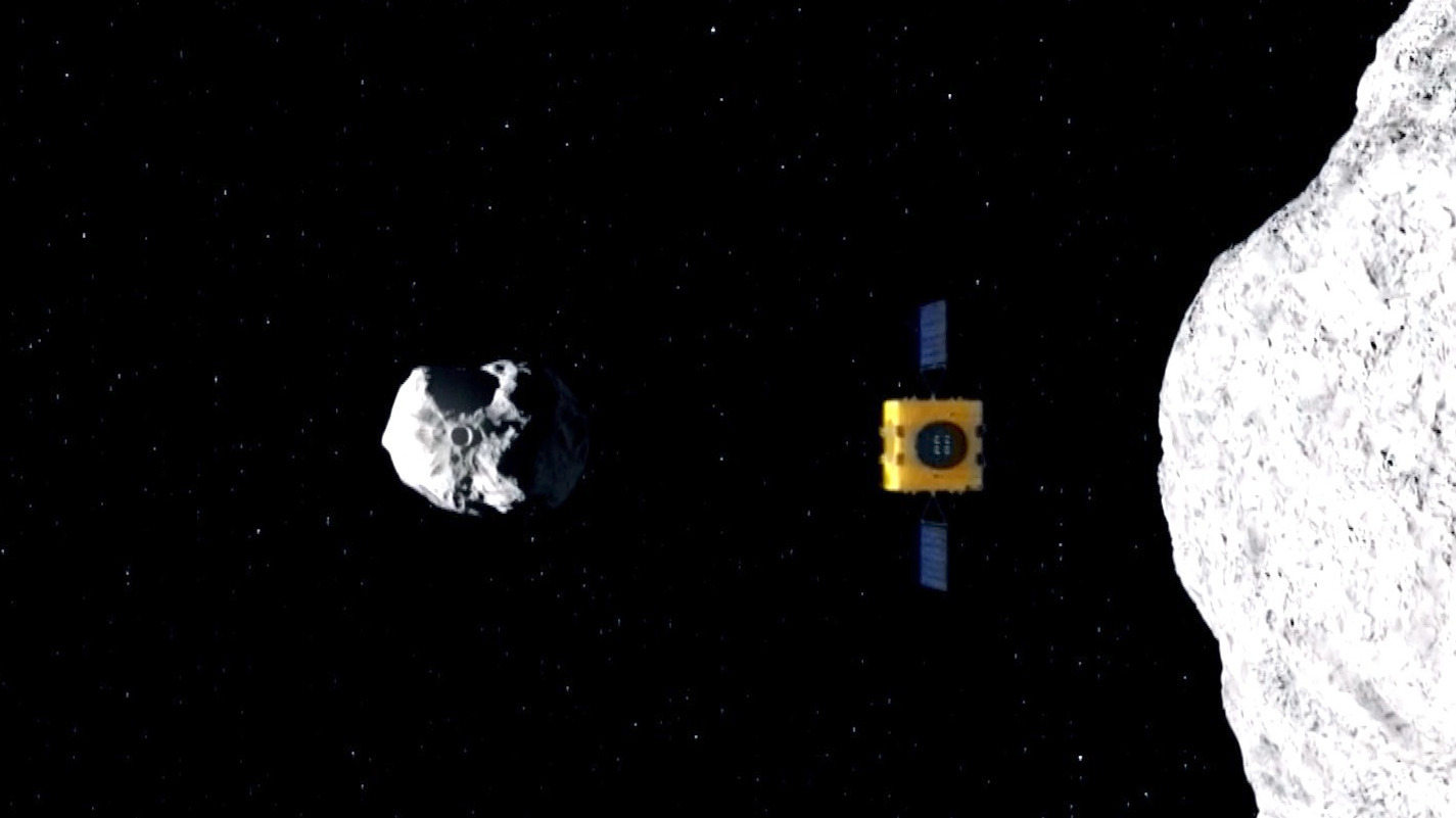 Video thumbnail for A closer look at ESA's Hera mission to study Dimorphos and Didymos