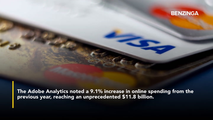 Video thumbnail for Here's How Americans Spent A Record $18 Billion Chasing Thanksgiving Week Deals