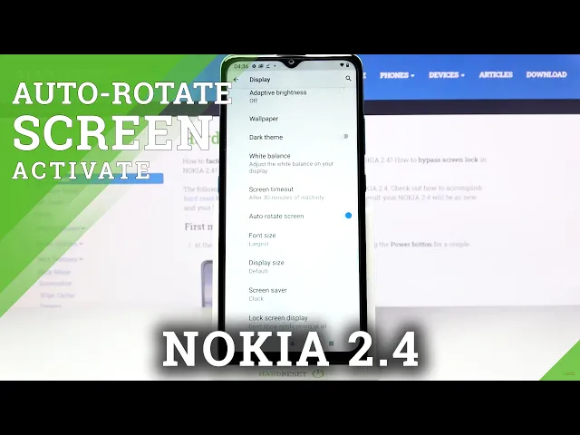 Video thumbnail for NOKIA 2.4 - How to Rotate Screen & Use Auto-Rotation Option