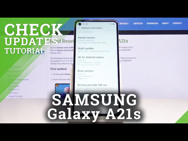 Video thumbnail for How to Enable Automatic System Updates in SAMSUNG Galaxy A21s – Download Updates Automatically