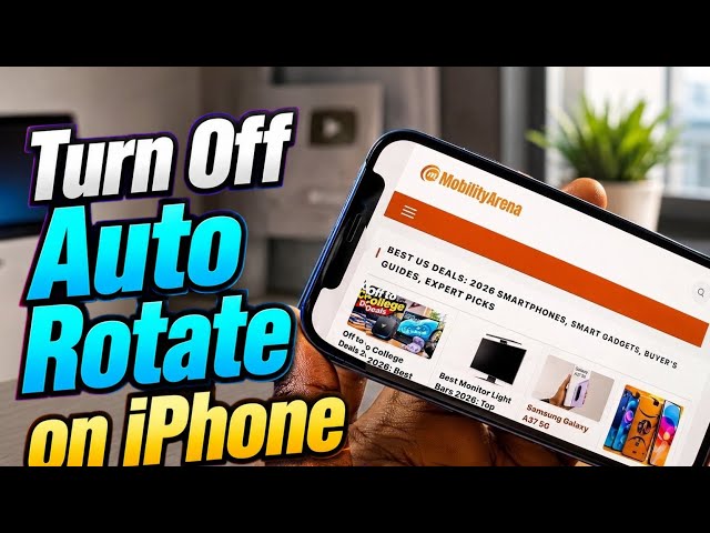 Video thumbnail for How to Turn Off Auto Rotate on iPhone