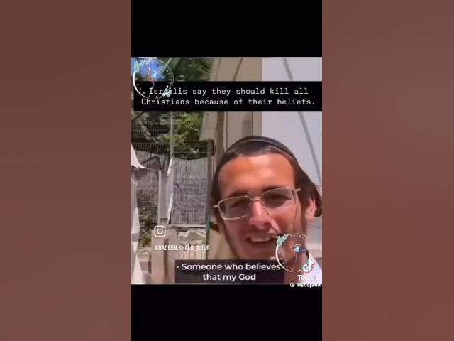 Video thumbnail for they ask the jews people who they trust or  closer to religion believes,muslims,or christians,