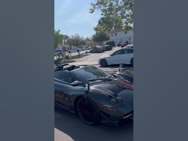 Video thumbnail for Pagani @ cars and coffee