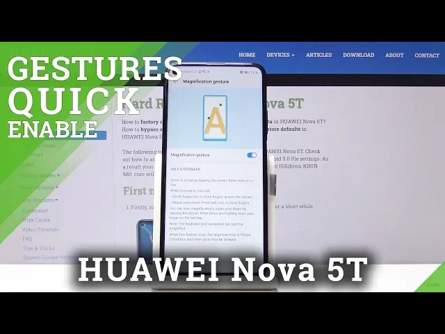 Video thumbnail for How to Enable Magnification Gestures in HUAWEI Nova 5T - Magnify Text