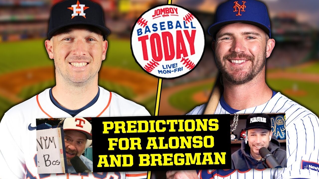 Video thumbnail for Predicting which MLB team Pete Alonso and Alex Bregman will sign with | Baseball Today