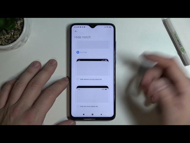 Video thumbnail for How to Manage the Selfie Camera Notch Appearance on XIAOMI Redmi Note 8 Pro // Hiding Notch