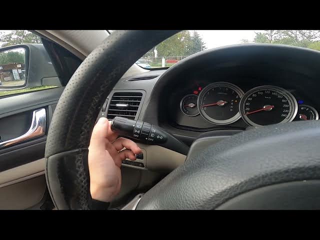 Video thumbnail for How to Enable or Disable High Beam in Subaru Outback III ( 2005 – 2009 ) | Use High Beam