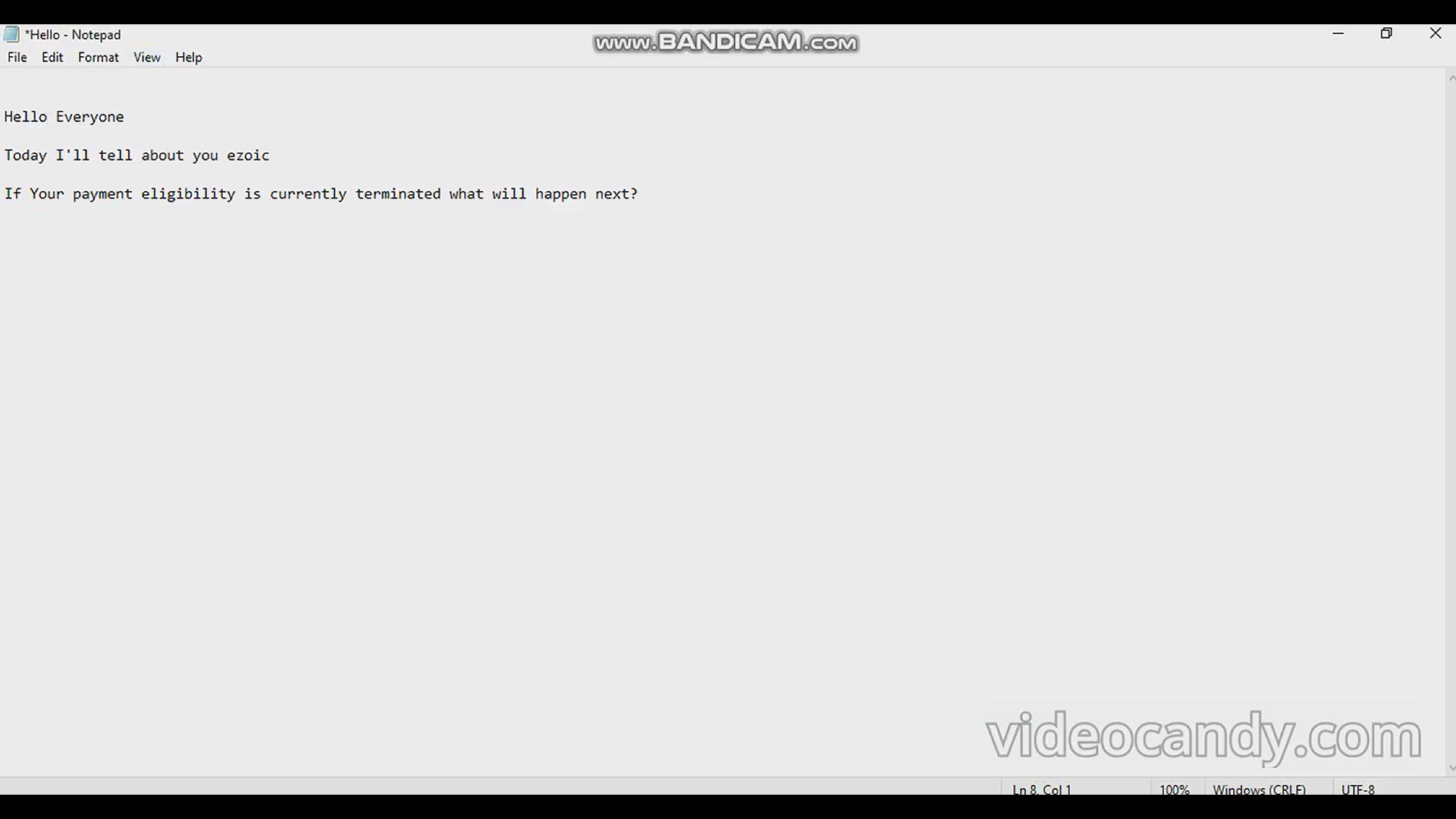 Video thumbnail for Ezoic payment eligibility termination