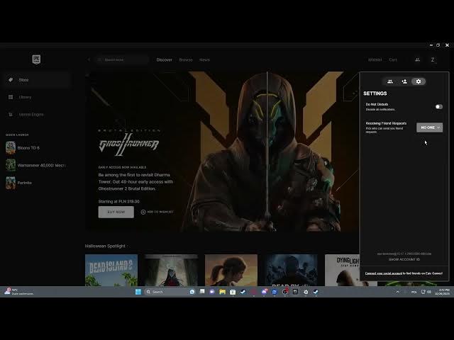 Video thumbnail for How to Fix 'Not Receiving Friends Invites' in Epic Games Launcher 2023 / 2024