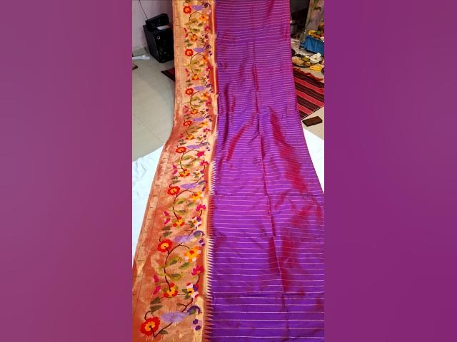 Video thumbnail for Beautiful Yeola Single Munia Paithani Saree & Lehenga