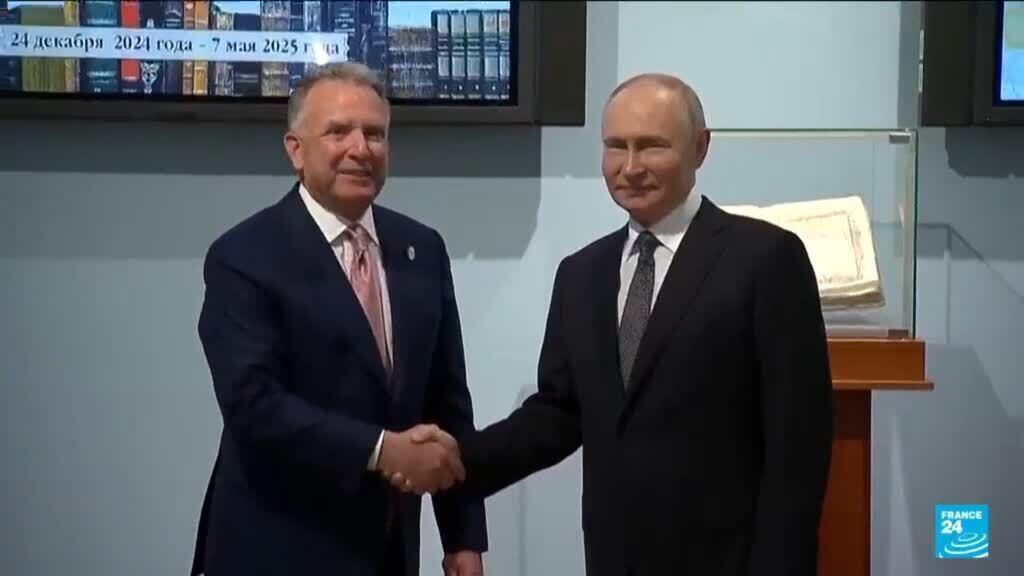 Video thumbnail for US envoy Witkoff coached Russia to pitch a Ukraine peace plan to Trump