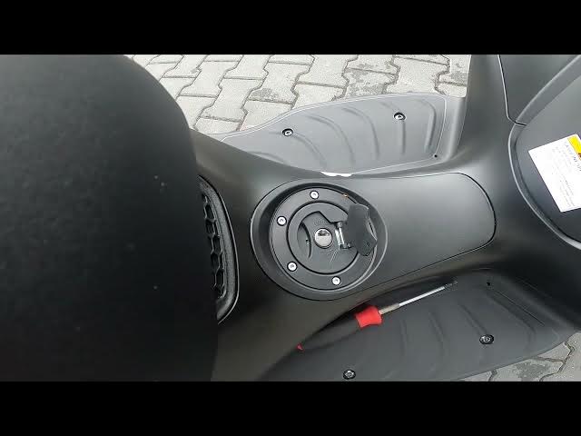 Video thumbnail for How to Open Gas Tank in Piaggio Medley S ( 2017 - now ) | Unlock Fuel Filler