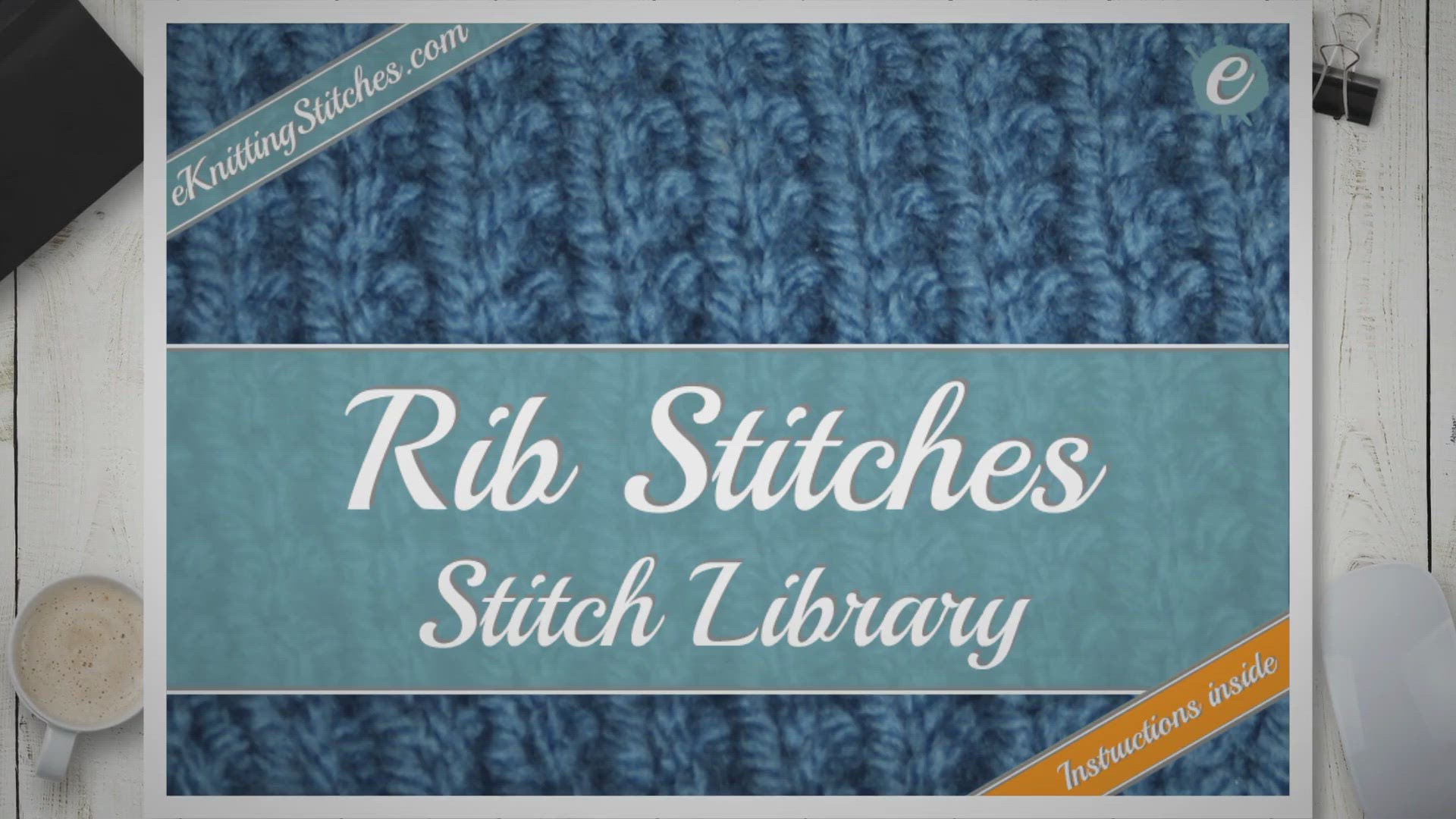 Video thumbnail for Rib Stitch Library - eKnitting Stitches