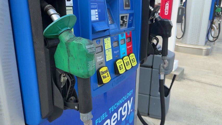 Video thumbnail for Gas prices rise across Connecticut and New York as Labor Day travel season approaches