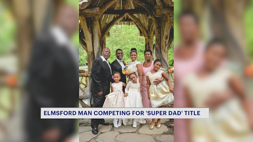 Video thumbnail for Elmsford father of 6 competes for national ‘Super Dad’ title