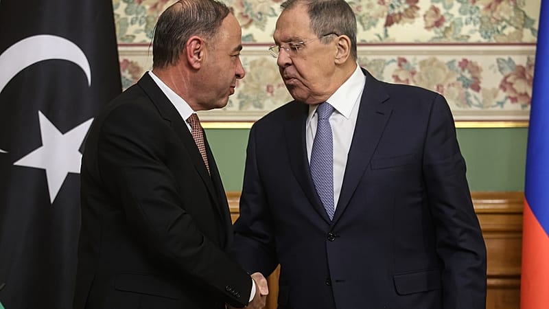 Video thumbnail for Russian, Libyan foreign ministers hold talks in Moscow