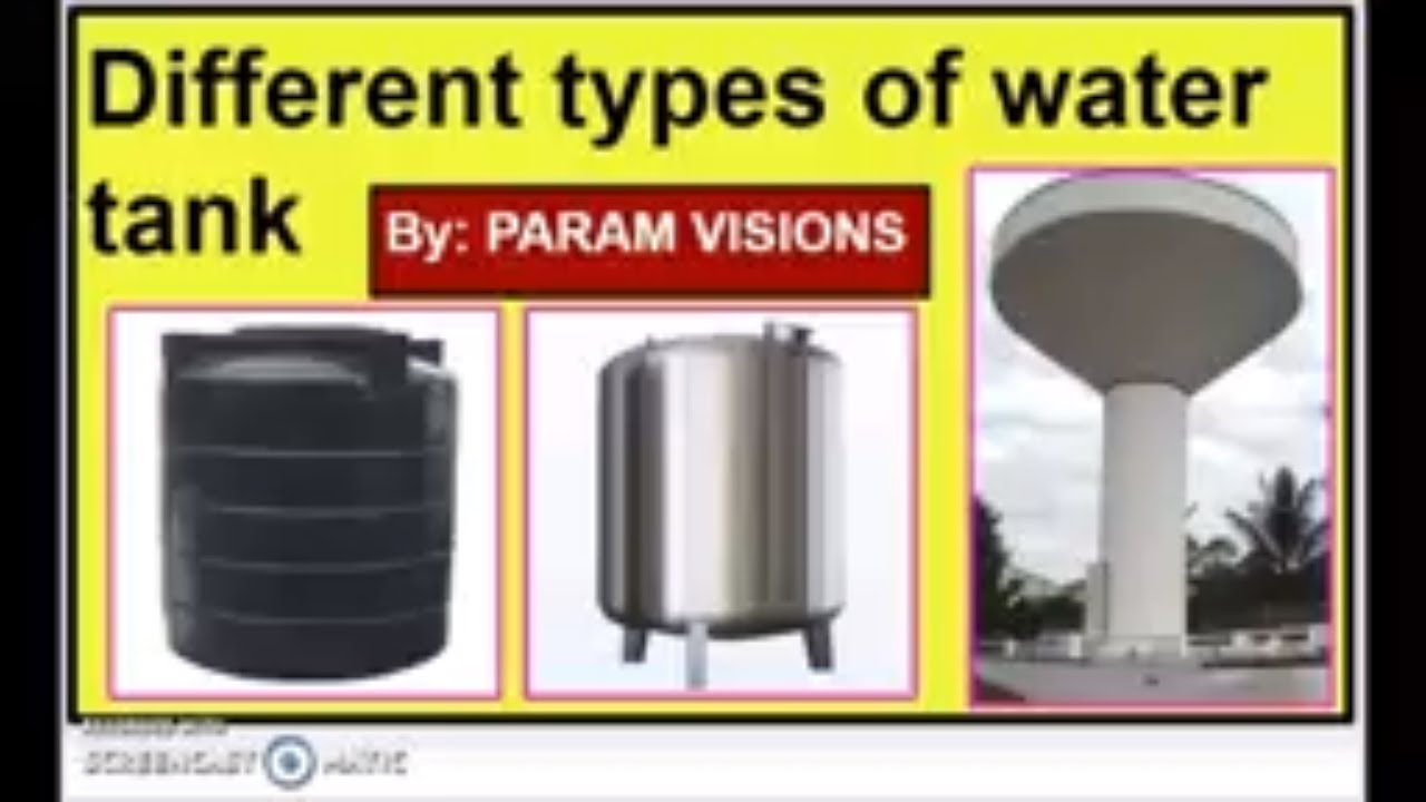 'Video thumbnail for Different types of water tank/Water tank types.'