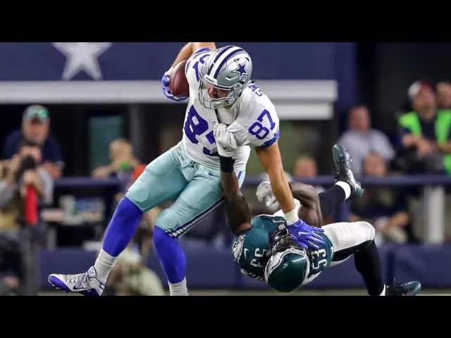 Video thumbnail for law nation sports: dallas cowboys geoff swaim tight end analysis: play action, blocking & receiving