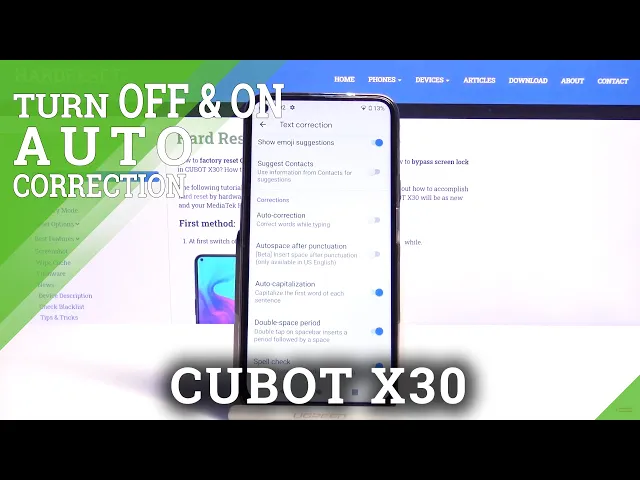 Video thumbnail for How to Enable Autocorrect on CUBOT X30 - Text Features