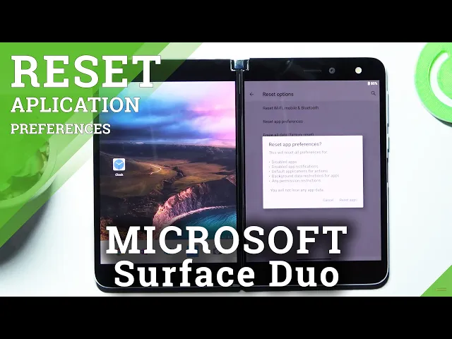Video thumbnail for How to Reset App Preferences on MICROSOFT Surface Duo - Restore App Preferences