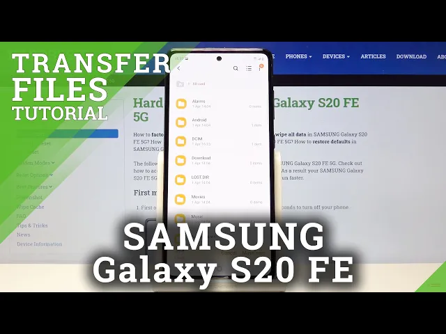 Video thumbnail for Move Data on SAMSUNG Galaxy S20 FE 5G – Transfer Files from Internal Storage