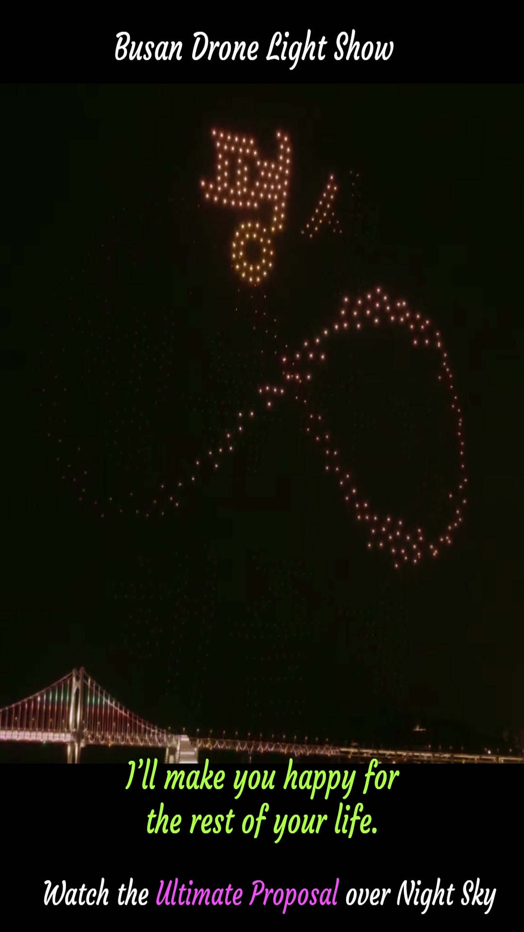 Video thumbnail for ✨ Love Lit Up the Busan Night Sky with the Ultimate Proposal! ✨💖