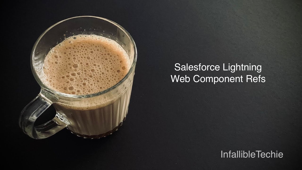 'Video thumbnail for Salesforce Lightning Web Component Refs'