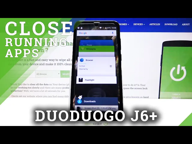 Video thumbnail for How to Turn Off All Running Apps in DUODUOGO J6+ - Close Running Apps