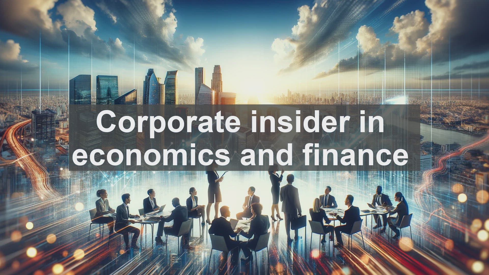 'Video thumbnail for Corporate insider in economics and finance'