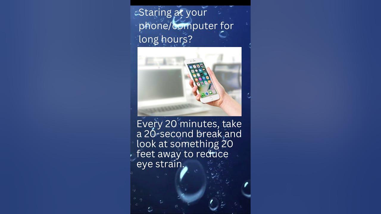 Video thumbnail for 20-20-20 Rule for Preventing Eye strain