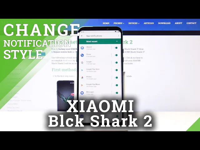 Video thumbnail for How to Set Up Notifications in Xiaomi Black Shark 2 - Notification Settings
