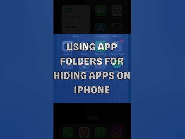 Video thumbnail for How to hide apps on iPhone without deleting them