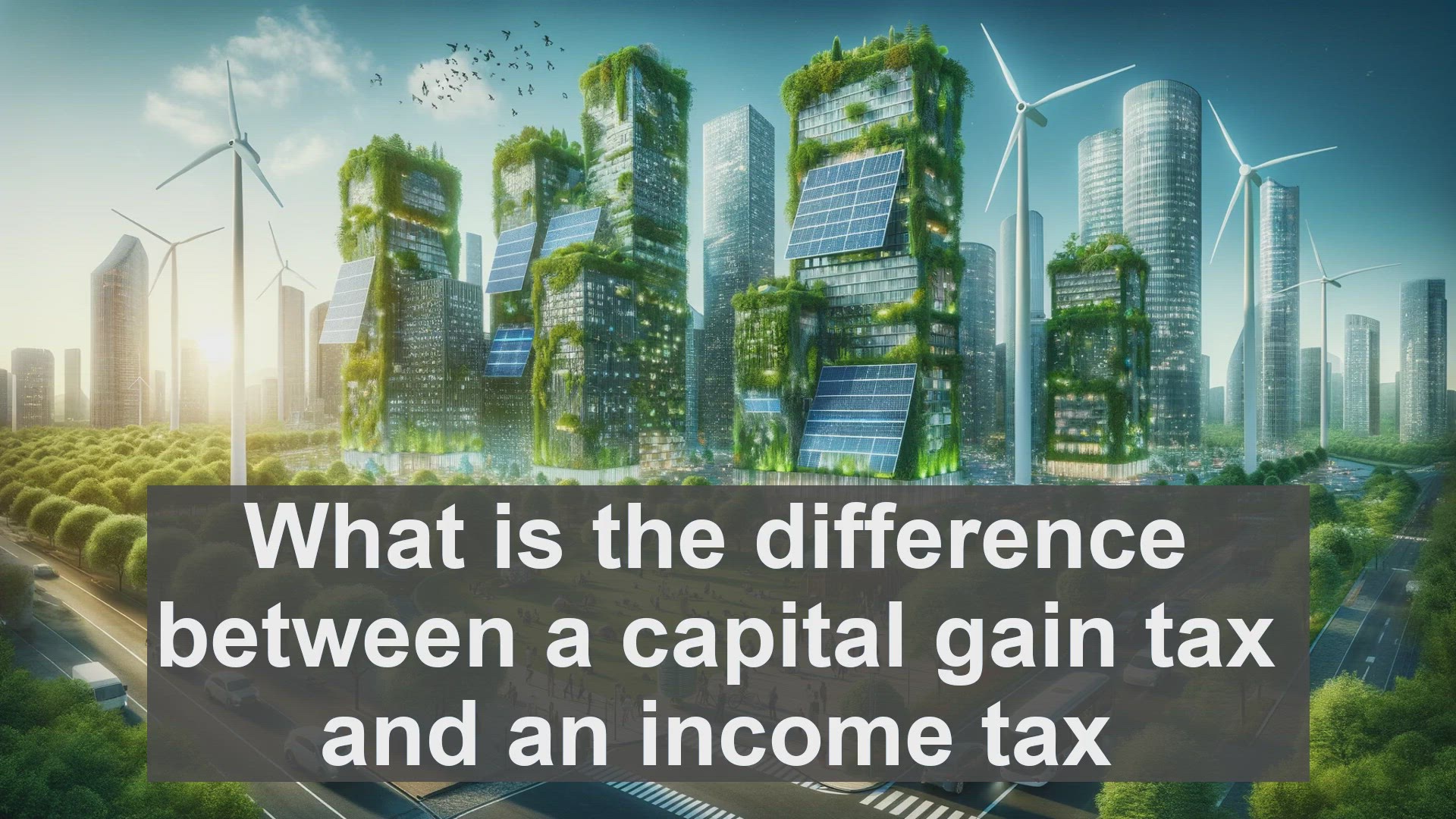 'Video thumbnail for What is the difference between a capital gain tax and an income tax?'
